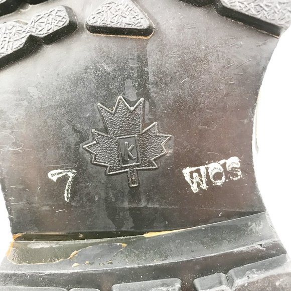 SOREL Caribou Gray Leather Outdoor Waterproof Snow Boots Womens 7 - Picture 13 of 14